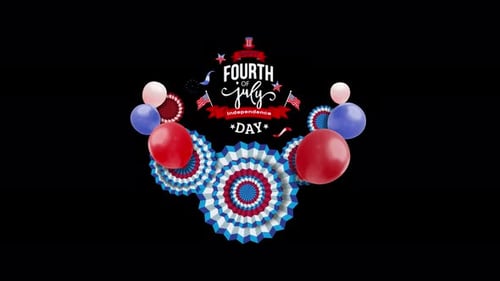 Happy 4th Of July 4K Loop Background V1