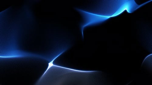 Blue waving abstract background 4K size