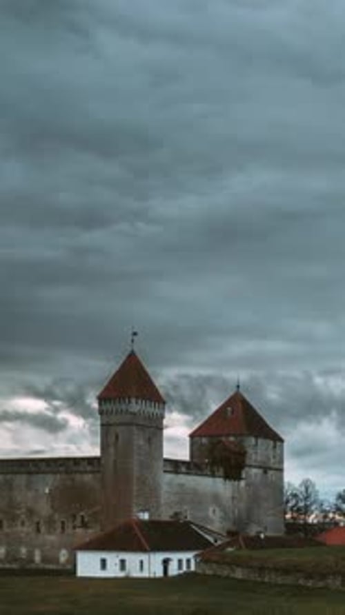 Kuressaare Saaremaa Island Estonia Timelapse