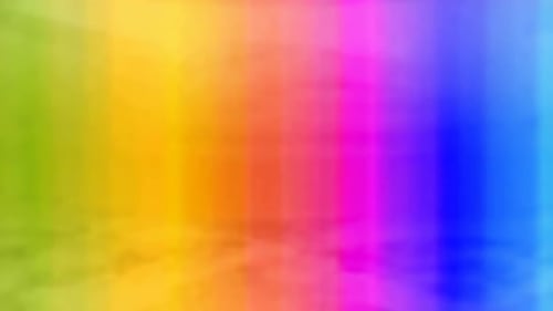 Abstract Vibrant Rainbow Color Bars Motion Background