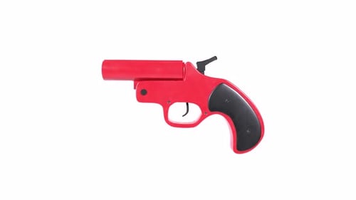 Flare Gun 3d weapon rotating loop
