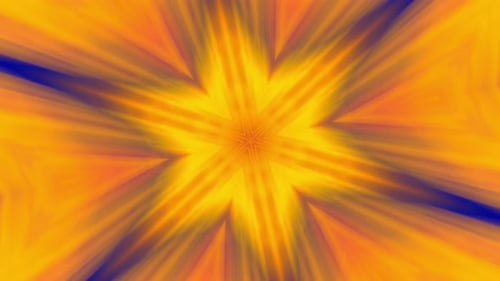 Geometric shapes background, seamless loop of psychedelic energy flow, mandala abstract