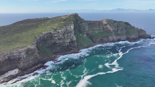 Famous Cape Point At Cape Town In Western Cape South Africa.