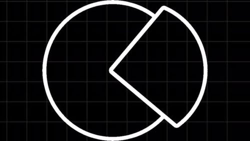 Clean Flat Design Pie Chart Data Visualization Reveal