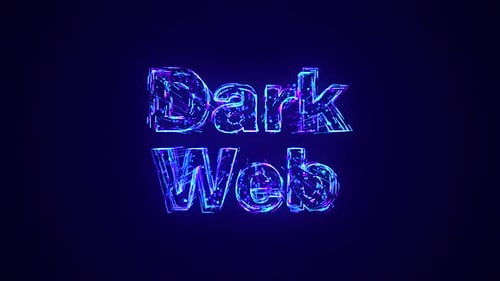 Dark Web Text Being Constructed Using Lines