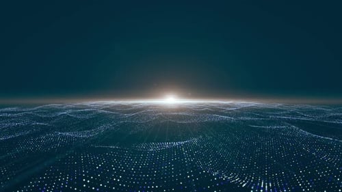 Abstract Technology Theme, Background, Text Field