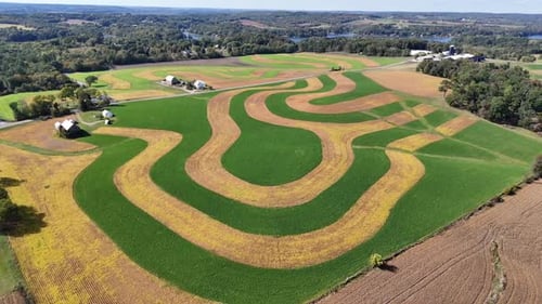 Contour Farming is a practice that involves performing farming across a field's slope. This includes