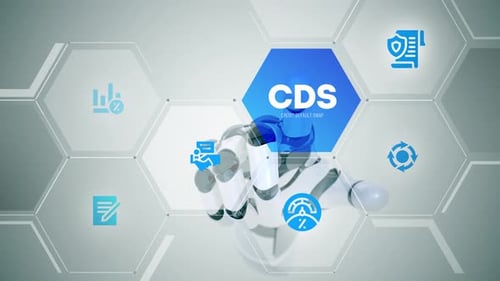 Touchscreen-Animation von CDS Credit Default Swap