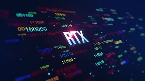 RTX Digital Binary Code Background