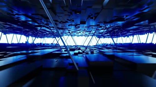 Technology Grid Background