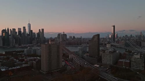 Skyline of NYC New York City Skyline From Brooklyn Bridge Brooklyn Buildings of New York New Skyline