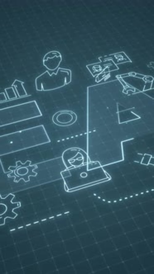 3D Animated Infographic on the Concept of Collaborative Efforts