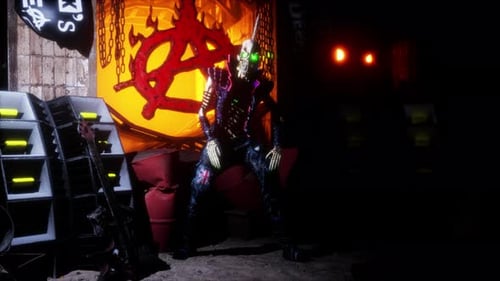 Punk Skeleton VJ Loop