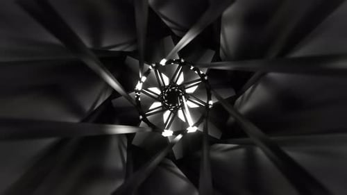 Weißer psychedelischer abstrakter Strobe-Neon-Flurhintergrund Vj Loop I 4K