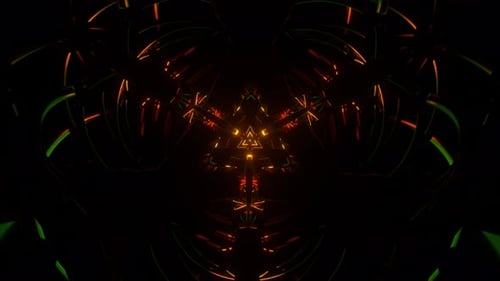 Ein pulsierender und lebendiger VJ-Hintergrund mit hypnotisierender hypnotischer Wirkung