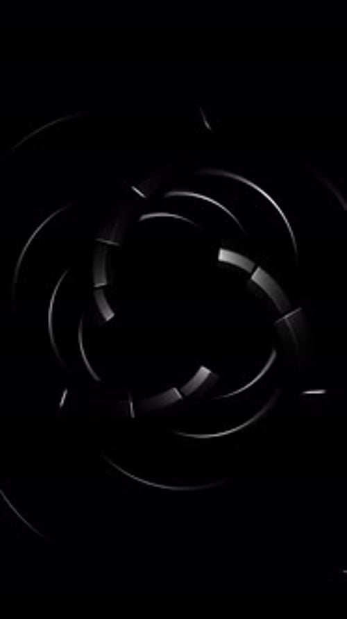 Dynamic Abstract Circular Lines Reveal Animation