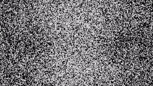 Digital Glitch Noise Dissipation Reveal Effect