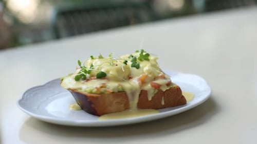 Gourmet Poached Egg and Salmon Avocado Toast