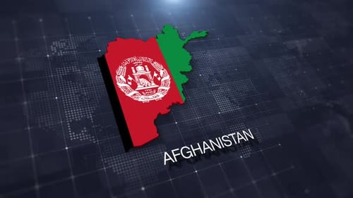 Afghanistan Map Displaying