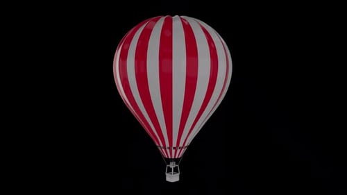 Globo aerostático rojo Alpha Loop