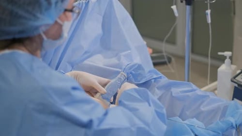 Experienced Surgeons Perform a Complex Procedure for Varicose Veins A Real Operation in the Clinic