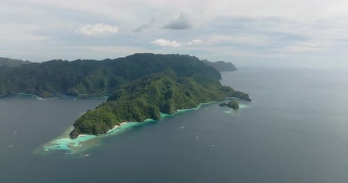 Lagoons and Islands in Coron Palawan Philippines