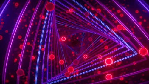 Contexte de rendu de Vj Loops Neon