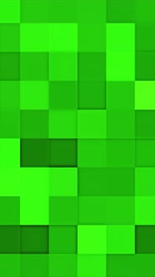 Green Abstract Square Block Background V3