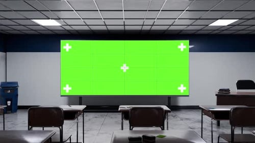 Futuristic 3D Conference Stage Display Mockups