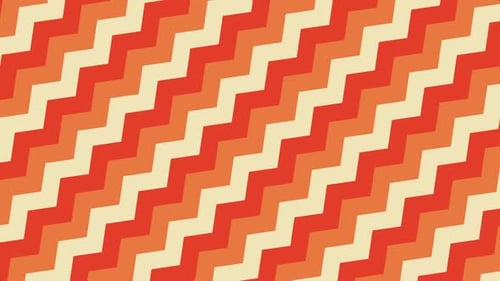 Animated Retro Geometric Chevron Pattern Background Loop