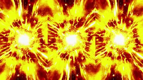 Dynamic Abstract Energy Bursting Light Rays Loop Background