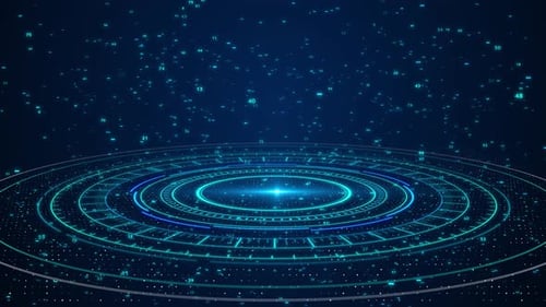 Abstract Cyberspace Wide Scifi Digital Hitech Technology Technology Circuit Background