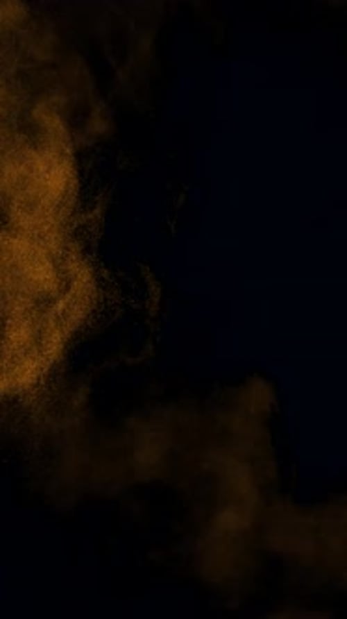 Color Smoke Particles Vertical View