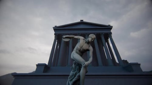 Sculpture Discobolus, Grèce antique