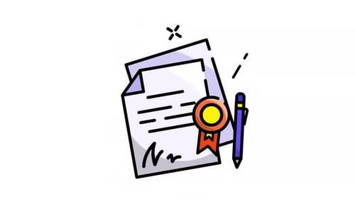 Agreement icon animation