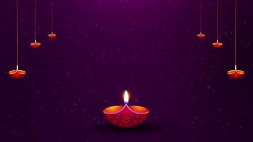 Lampes Happy Diwali Diya allumées pendant la célébration de la fête hindoue des lumières de Diwali Lampe à huile traditionnelle