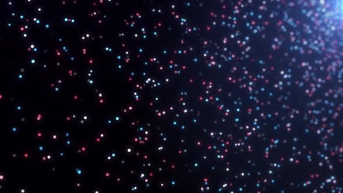 Abstract Sparkling Particles Background Loop