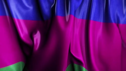 Kuban Peoples Republic Waving Flag