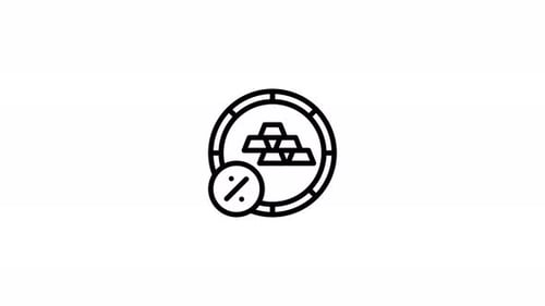 Animation Gold Savings Icon