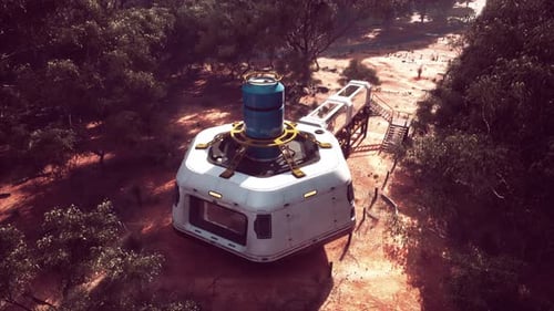 Futuristic Hotel in the Australian Bush