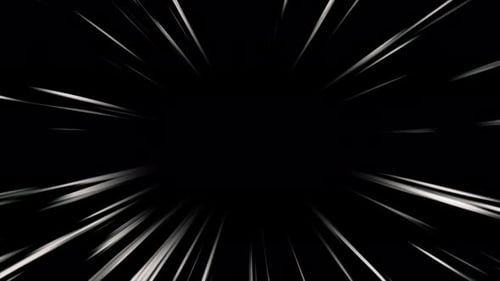 Futuristic Warp Speed Lines Background Animation