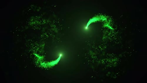 Weihnachtsglitzer. 4K-Goldpartikel und Funkeln. 3D-glühende Staubspur. Explosionsfeuerwerk.
