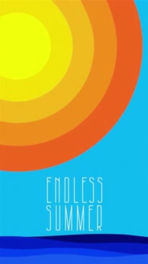 Abstract Minimal Endless Summer And Calm Sea