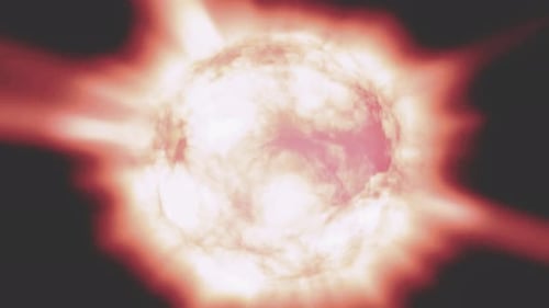 Cosmic Nebula Stellar Explosion Glowing Gas Clouds Space Dust Reddish Hues Energy Release Light Year