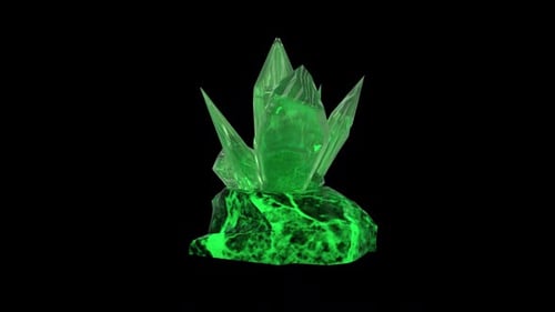 Green Magical Cyrstal Alpha Loop