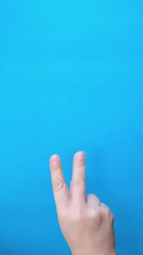 Hand Counting Fingers Up to Five