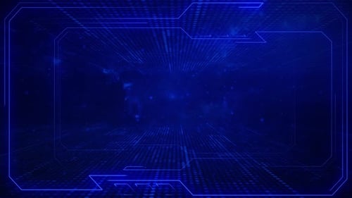 Contexte technologique du réseau de réseau de données numérique bleu futuriste