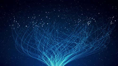 Digital Data Flow Background Big Data Technology Lines 5G Wireless Data Transmission High Speed