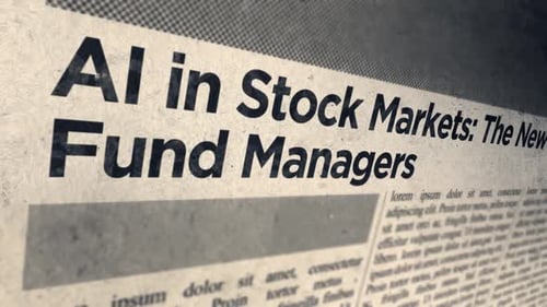 Ai In Stock Markets The New Hedge Fund Managers Headline Newspaper Title
