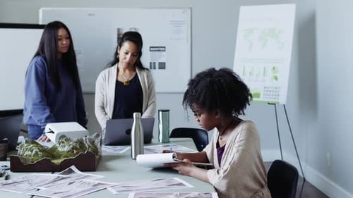 Female Environmental Scientists Planning in Meeting 2024 Years